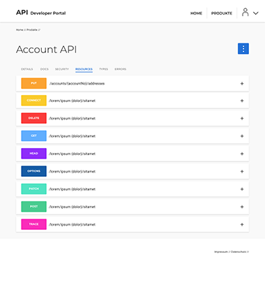 API Developer Portal